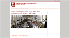 Desktop Screenshot of baptisten-muenchen.de