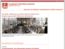 Tablet Screenshot of baptisten-muenchen.de